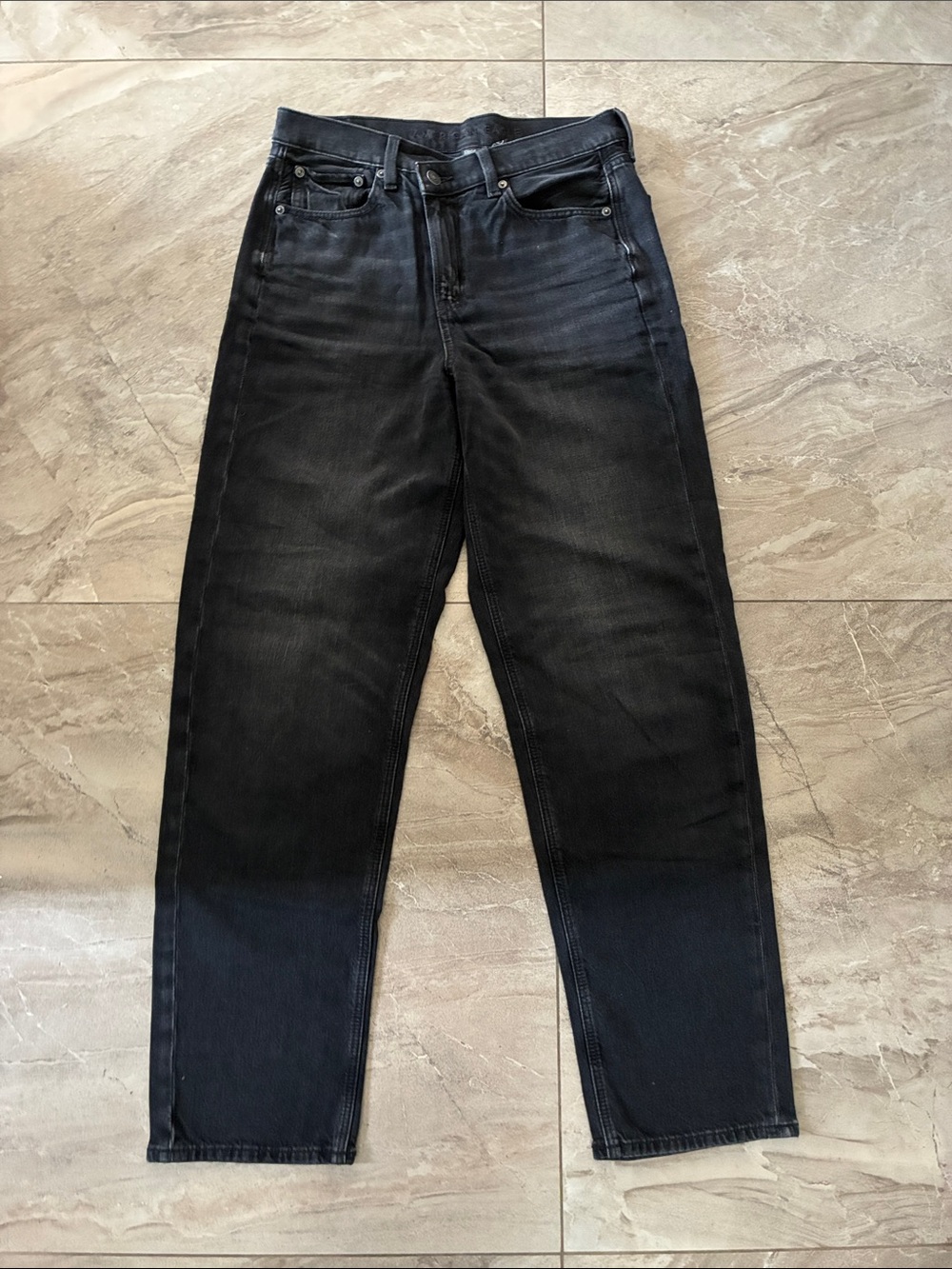 American Eagle Outfitters Black Washed Jeans